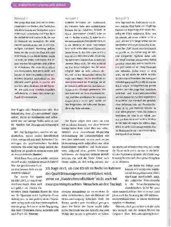 Vorschauseite 2: Patiententraumatisierung durch die Psychiatrie