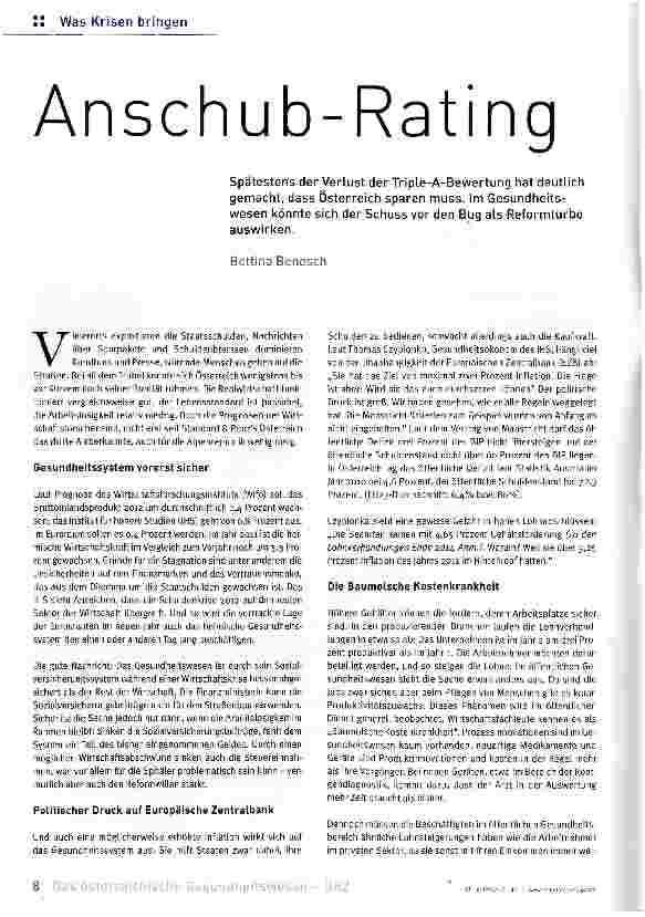 Vorschauseite 1: Anschub-Rating