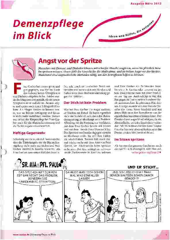 Vorschauseite 1: Angst vor der Spritze