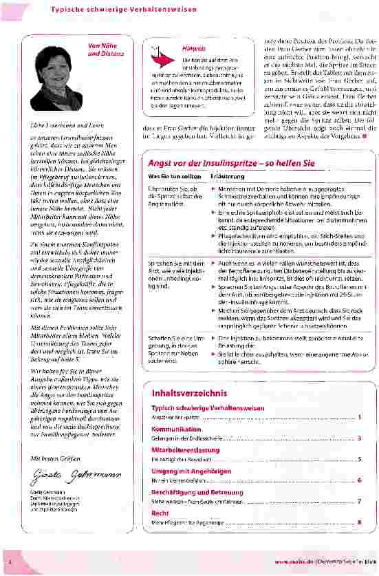 Vorschauseite 2: Angst vor der Spritze