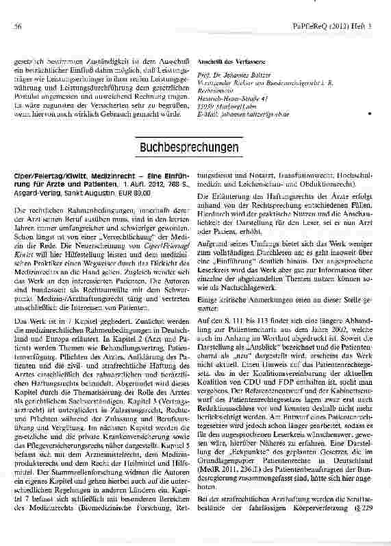 Vorschauseite 4: Off-Label-Use gesetzlich festgeschrieben