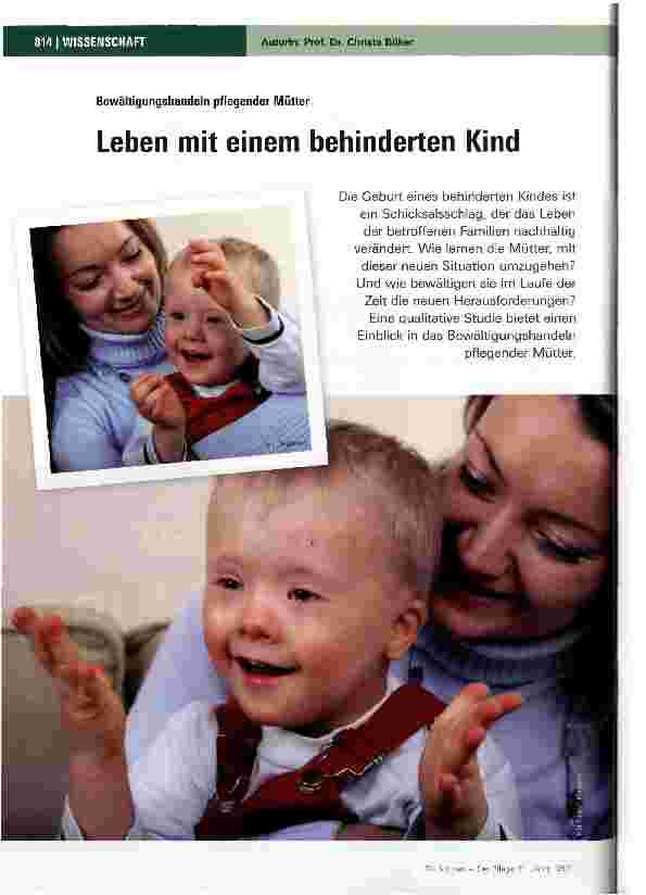 Vorschauseite 1: Leben mit einem behinderten Kind