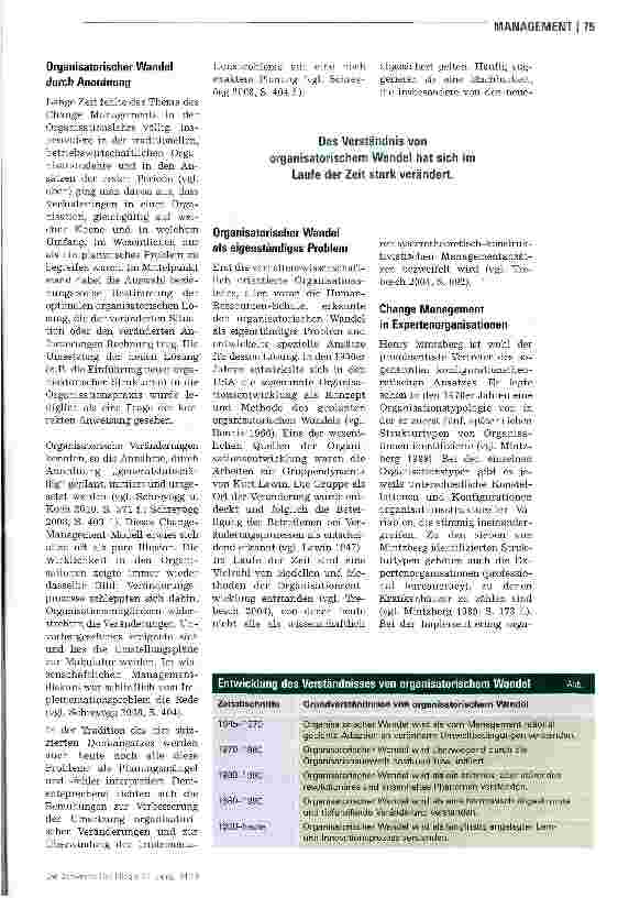 Vorschauseite 2: Change Management in Einrichtungen des Gesundheitswesens