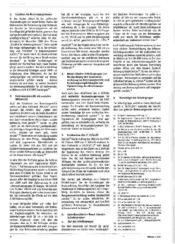 Vorschauseite 4: 20 Jahre Betreuungsrecht - Rückblick und Ausblick