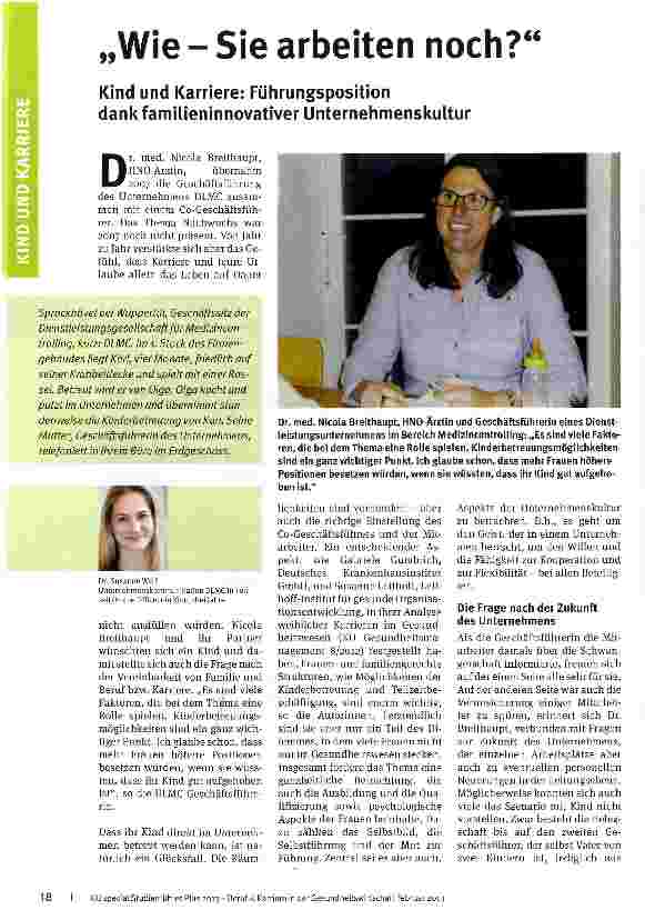Vorschauseite 1: Wie - Sie arbeiten noch?