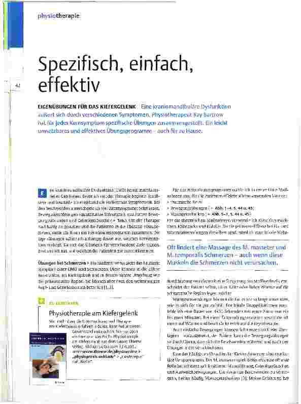 Vorschauseite 1: Spezifisch, einfach, effektiv