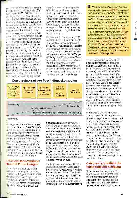 Vorschauseite 2: Auf dem Weg zum Supply Chain Manager Neue Anforderungen und Entwicklungen in der Krankenhausversorgung