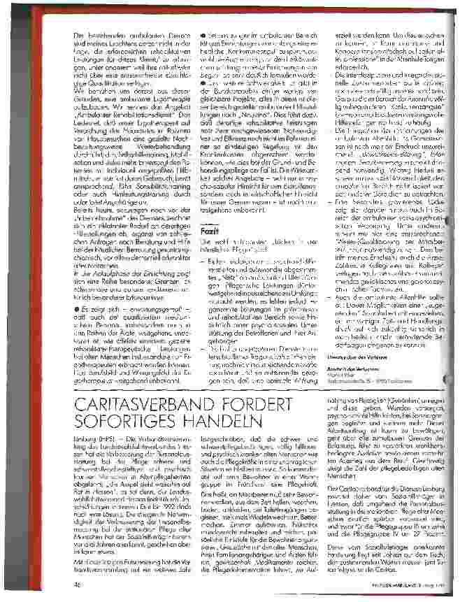 Vorschauseite 3: Ambulante Versorgungsstrukturen im ländlichen Raum