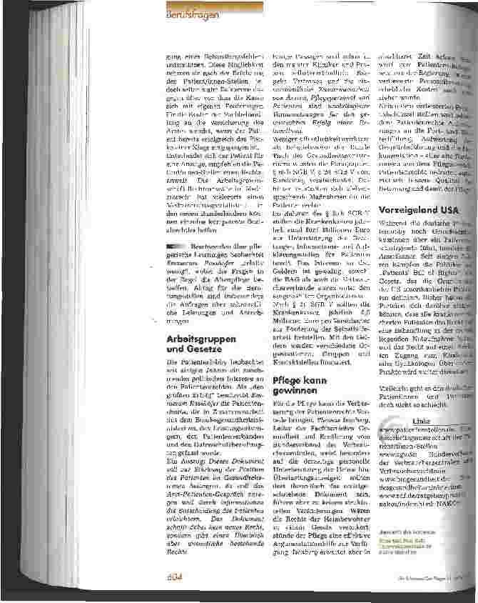 Vorschauseite 3: Patientenrechte werden immer wichtiger