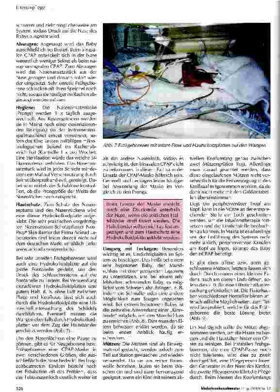 Vorschauseite 4: Die Pflege des frühgeborenen Kindes mit nasalem CPAP