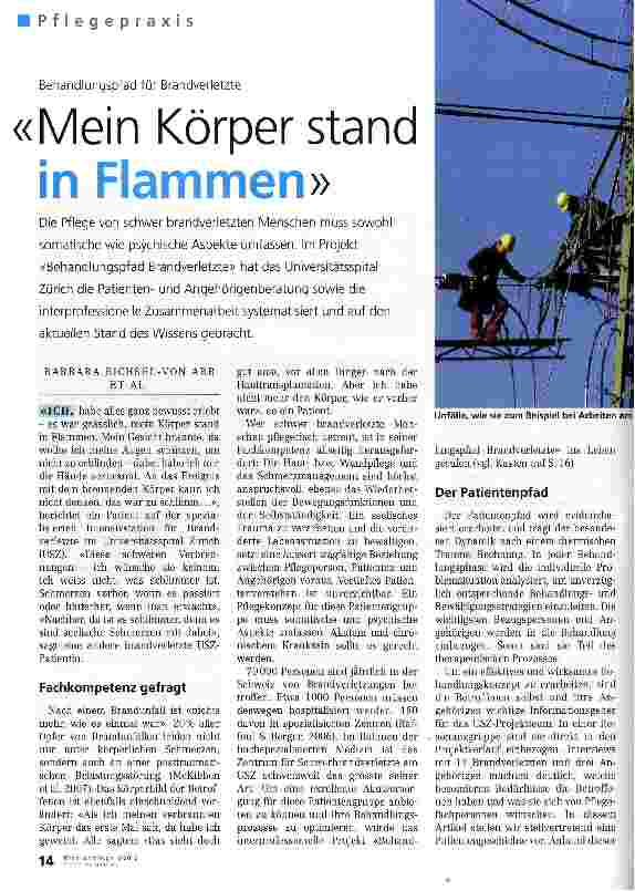 Vorschauseite 1: Mein Körperstand in Flammen