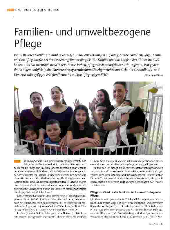 Vorschauseite 1: Familienund umweltbezogene Pflege