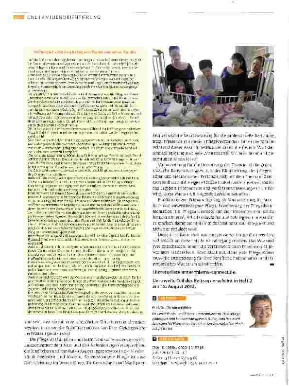 Vorschauseite 3: Familienund umweltbezogene Pflege