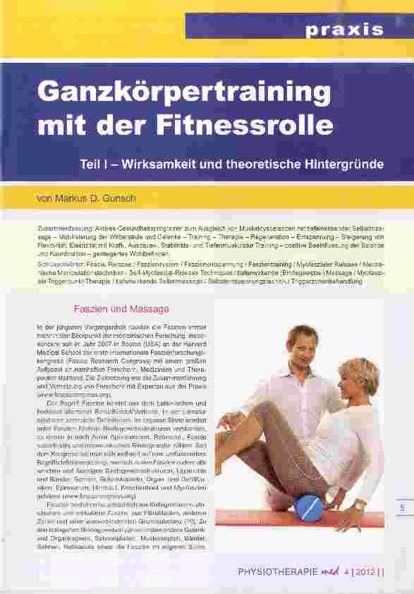 Vorschauseite 1: Ganzkörpertraining mit der Fitnessrolle Teil I - Wirksamkeit und theoretische Hintergründe