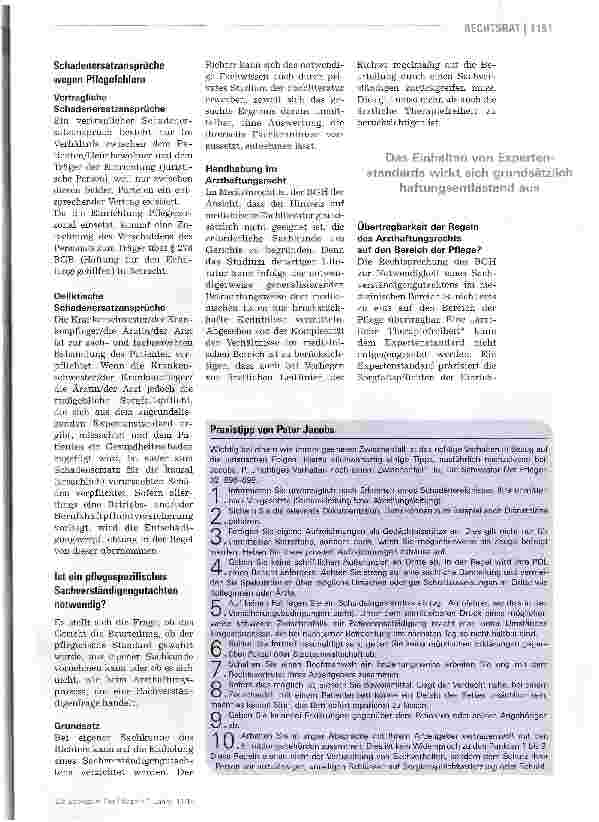 Vorschauseite 2: Vorsicht Pflegefehler