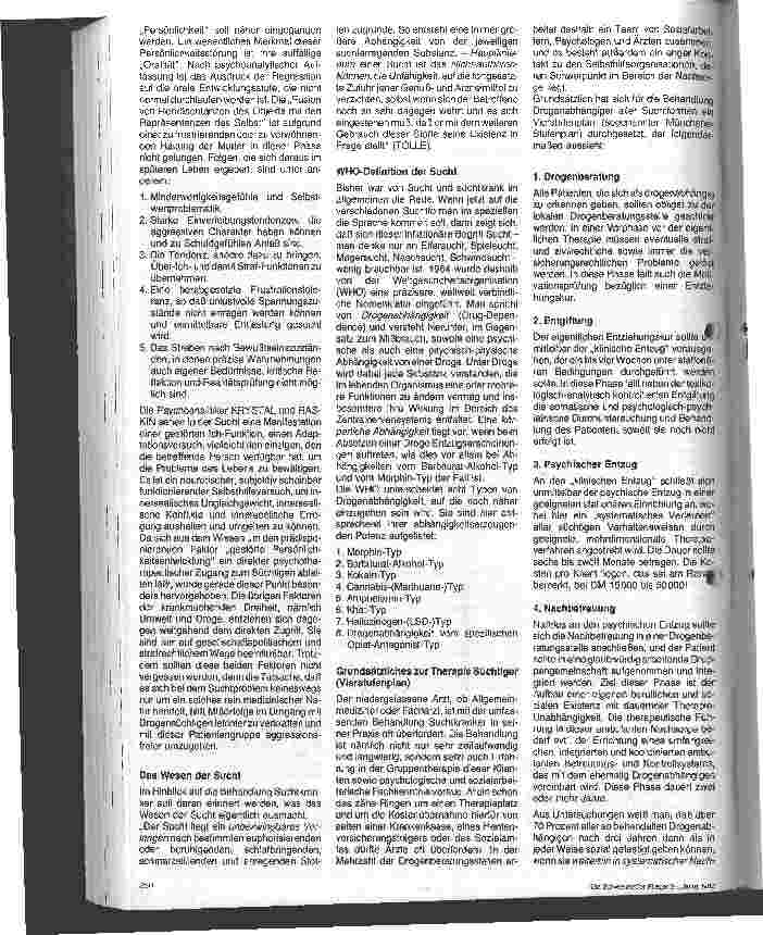 Vorschauseite 2: Drogenmißbrauch und Drogenabhänigkeit