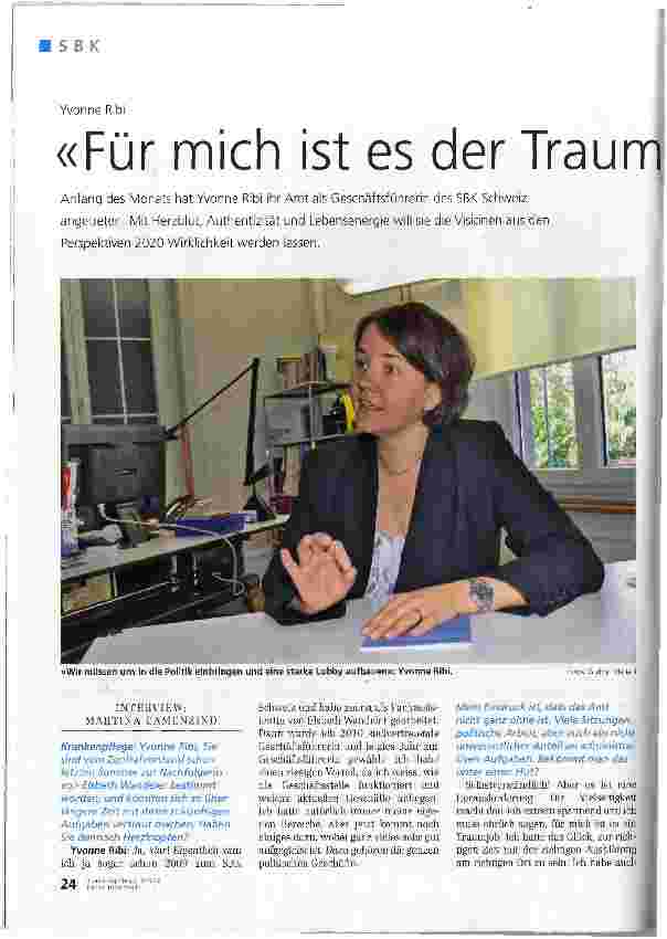 Vorschauseite 1: Für mich ist es der Traumjob