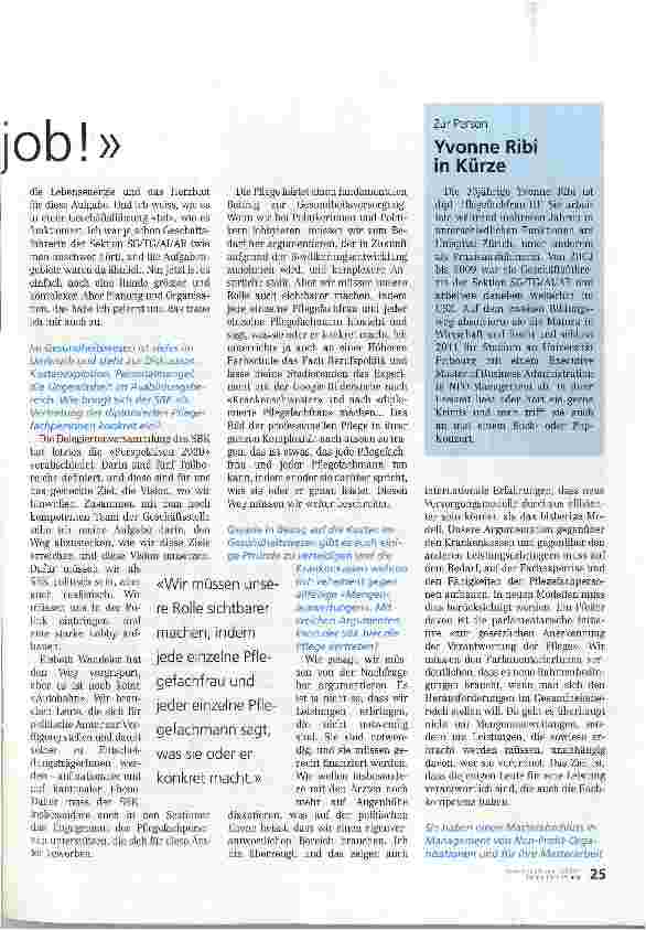 Vorschauseite 2: Für mich ist es der Traumjob