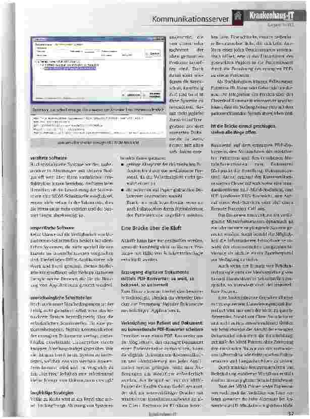 Vorschauseite 2: Warum eine Universal-Schnittstelle besser ist als gar keine