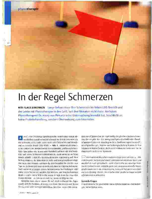 Vorschauseite 1: In der Regel Schmerzen