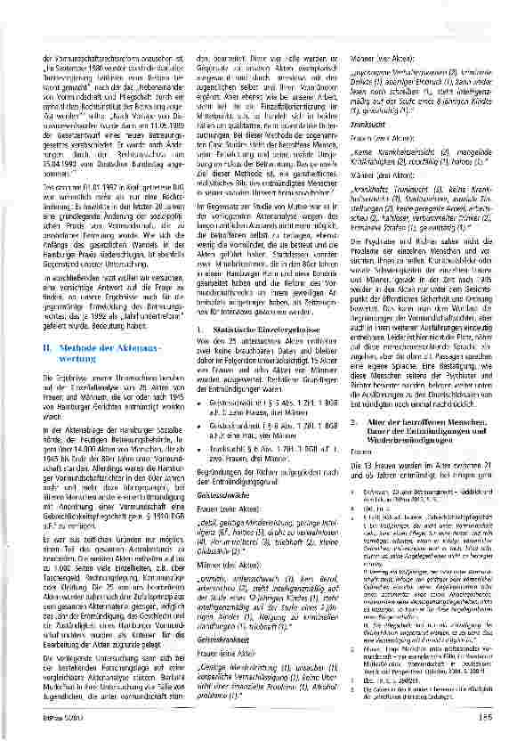 Vorschauseite 2: Entmündigt - bevormundet - betreut Vergessene Menschen nach 1945. Der lange Weg von der Vormundschaft zur Betreuung