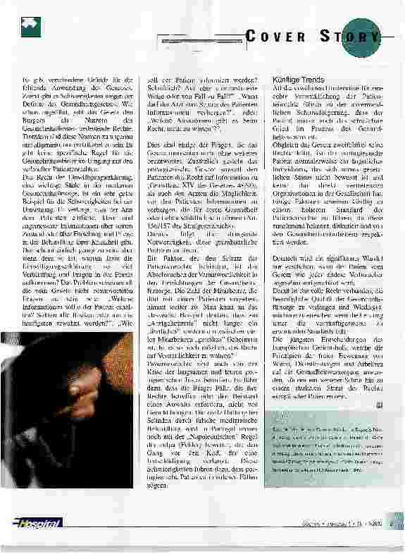 Vorschauseite 2: Patientenrechte - Mythos oder Wirklichkeit? Ein Standpunkt aus portugiesischer Sicht