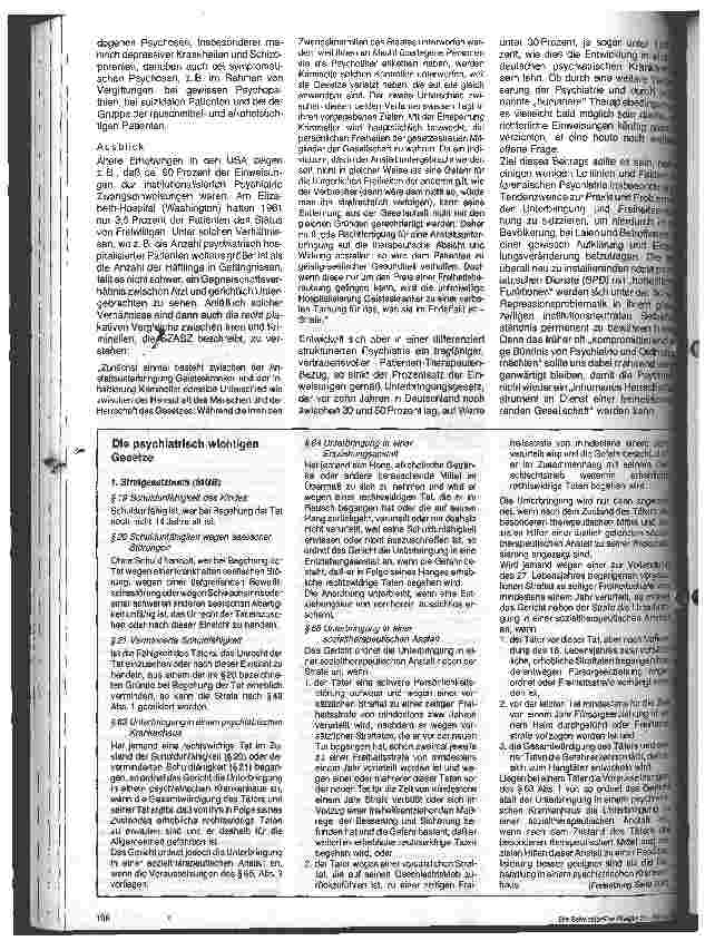 Vorschauseite 3: Psychiatrie als verlängerter Arm der Justiz: Schutz oder Repression