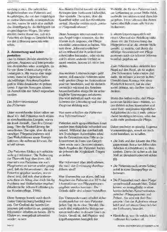 Vorschauseite 2: Über den Informationsstand von Schlaganfallpatienten