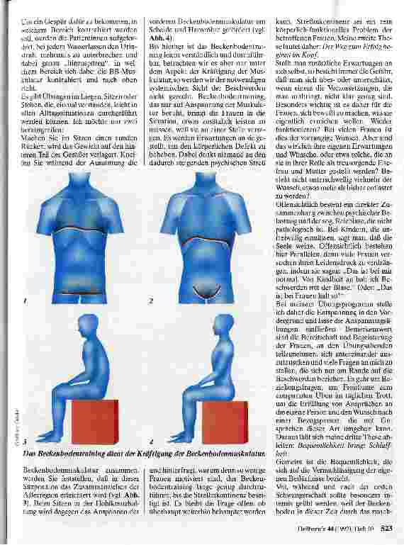 Vorschauseite 2: Beckenbodentraining - Prophylaxe und Rehabilitation bei Streßinkontinenz