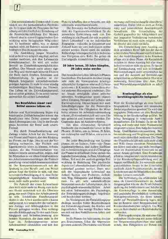 Vorschauseite 3: Karriereplanung in der Krankenpflege
