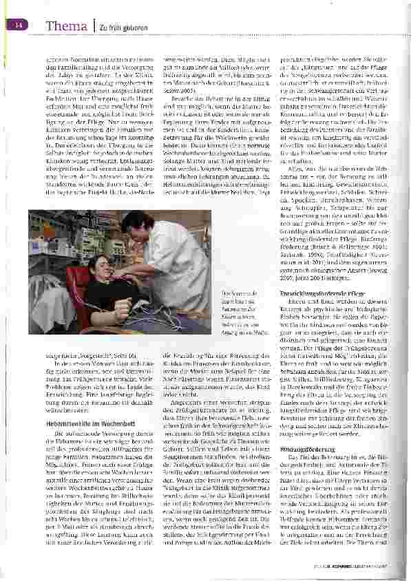 Vorschauseite 2: Frühgeborene in der Familie