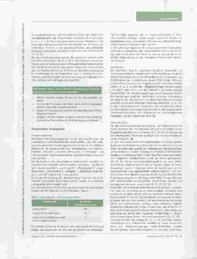 Vorschauseite 2: Verloren und doch gewonnen ... Eine qualitative Studie über das Erleben der Lebensqualität von Eltern, die ihr Kind im Wachkoma im häuslichen Umfeld betreuen