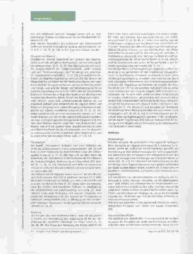 Vorschauseite 3: Verloren und doch gewonnen ... Eine qualitative Studie über das Erleben der Lebensqualität von Eltern, die ihr Kind im Wachkoma im häuslichen Umfeld betreuen