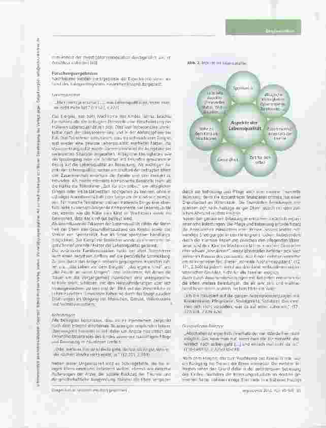 Vorschauseite 6: Verloren und doch gewonnen ... Eine qualitative Studie über das Erleben der Lebensqualität von Eltern, die ihr Kind im Wachkoma im häuslichen Umfeld betreuen