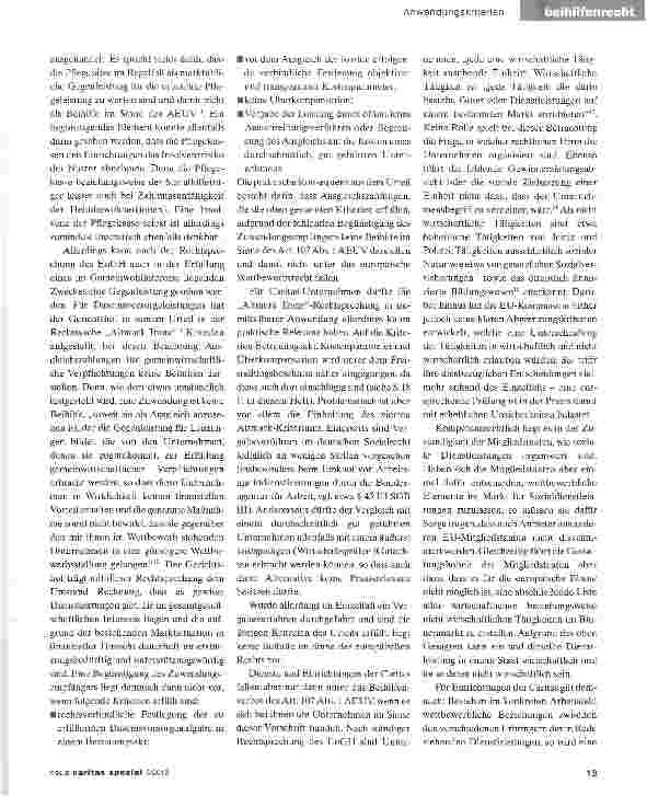 Vorschauseite 2: Anwendungsbereich des europäischen Beihilfenrechts
