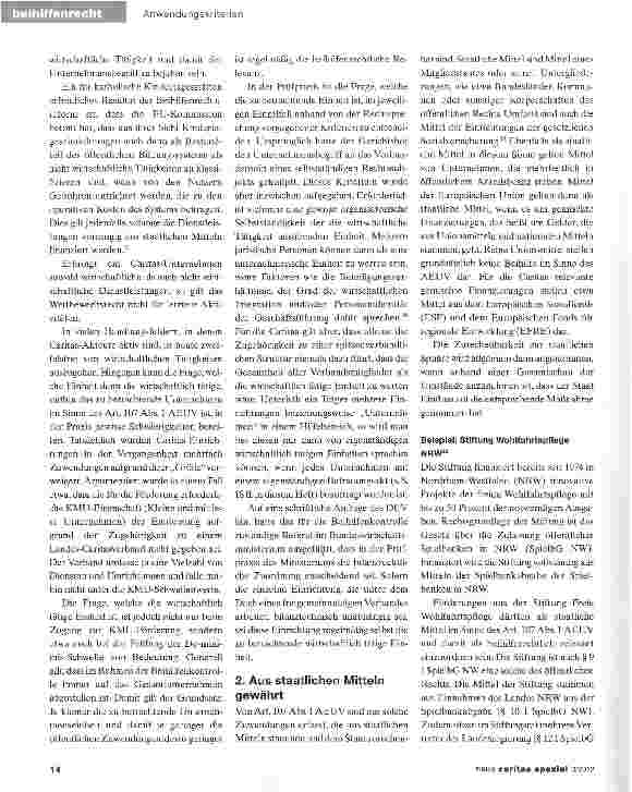 Vorschauseite 3: Anwendungsbereich des europäischen Beihilfenrechts