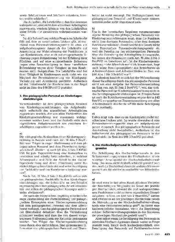 Vorschauseite 2: Beteiligungen des Personals außerhalb der Formen des Personalvertretungsrechts