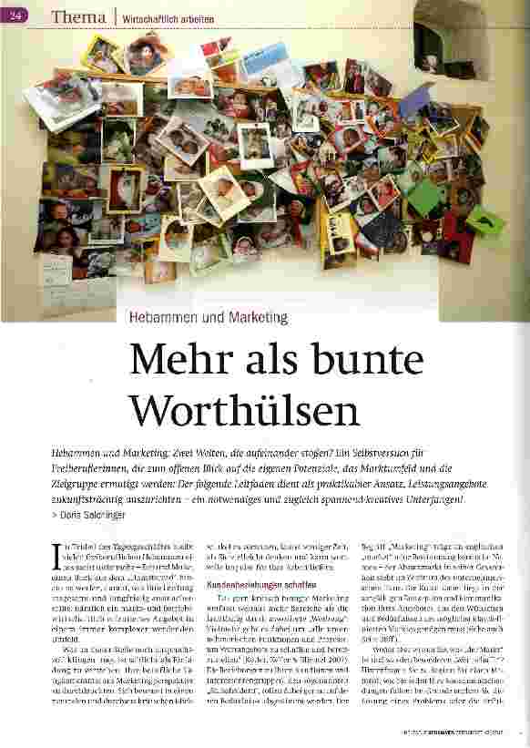 Vorschauseite 1: Mehr als bunte Worthülsen