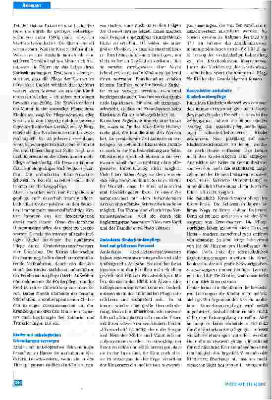 Vorschauseite 2: Helfer für das kranke Kind