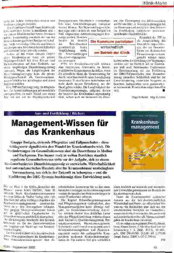 Vorschauseite 4: Public Private Partnership: Neue Kooperationsformen - effiziente Lösungen