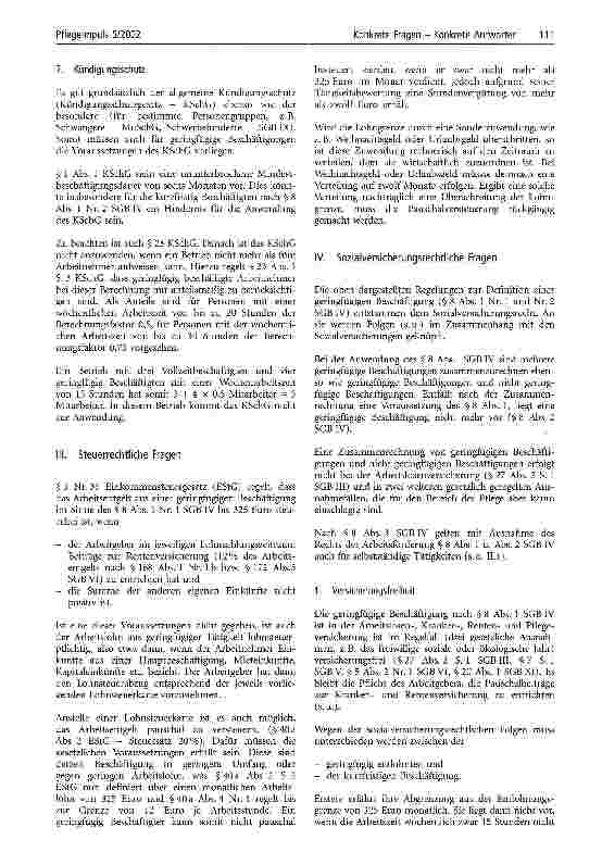 Vorschauseite 4: Keine Angst vor der Praxis geringfügiger Beschäftigungen Zur Klärung arbeitsrechtlicher, steuerrechtlicher und sozialversicherungsrechtlicher Fragen