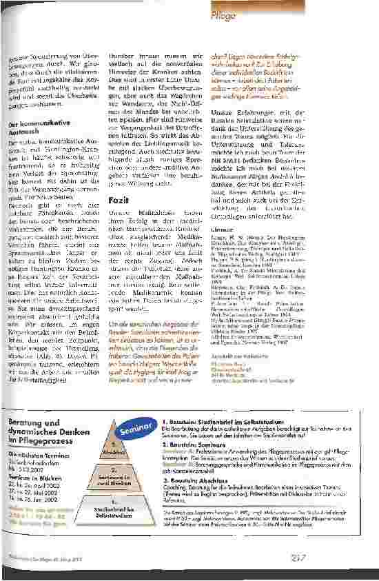Vorschauseite 6: Basale Stimulation bei Huntington-Kranken