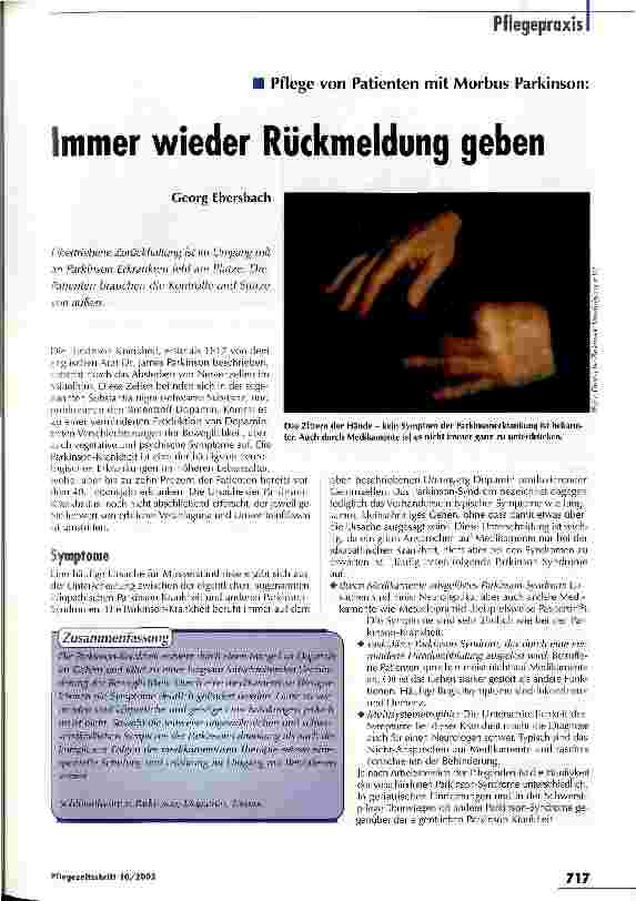 Vorschauseite 1: Immer wieder Rückmeldung geben