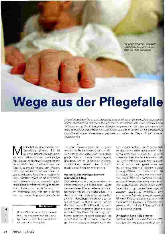 Vorschauseite 1: Wege aus der Pflegefalle