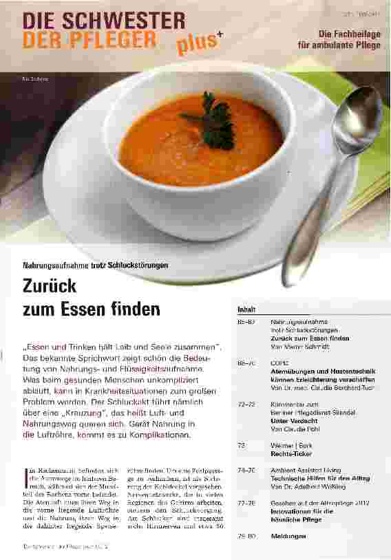 Vorschauseite 1: Zurück zum Essen finden