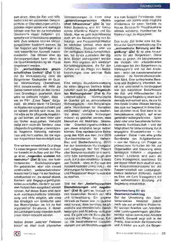 Vorschauseite 3: Quartiersentwicklung