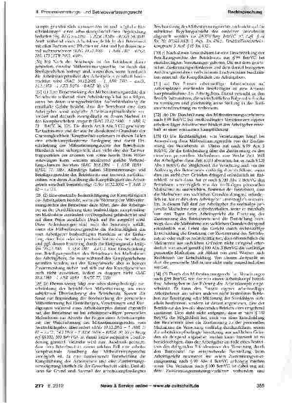 Vorschauseite 3: Mitbestimmung bei Versetzungen - Arbeitskampf