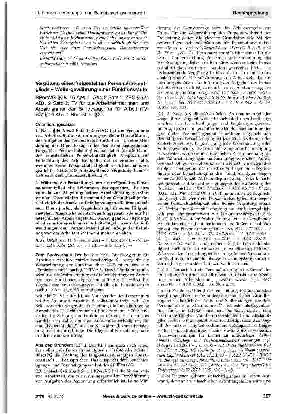 Vorschauseite 5: Mitbestimmung bei Versetzungen - Arbeitskampf
