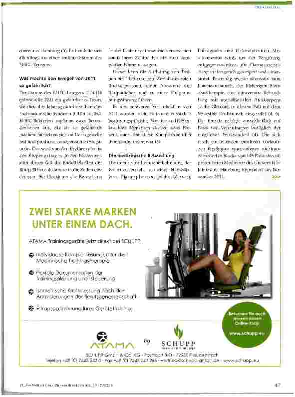 Vorschauseite 2: EHEC in der Neurorehabilitation