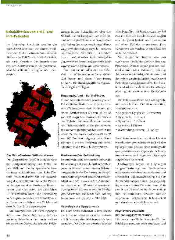 Vorschauseite 3: EHEC in der Neurorehabilitation